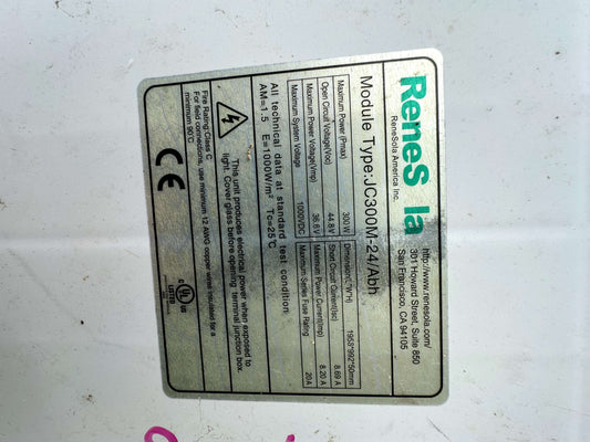ReneSola 300W JC300M-24/Ab Solar Panels