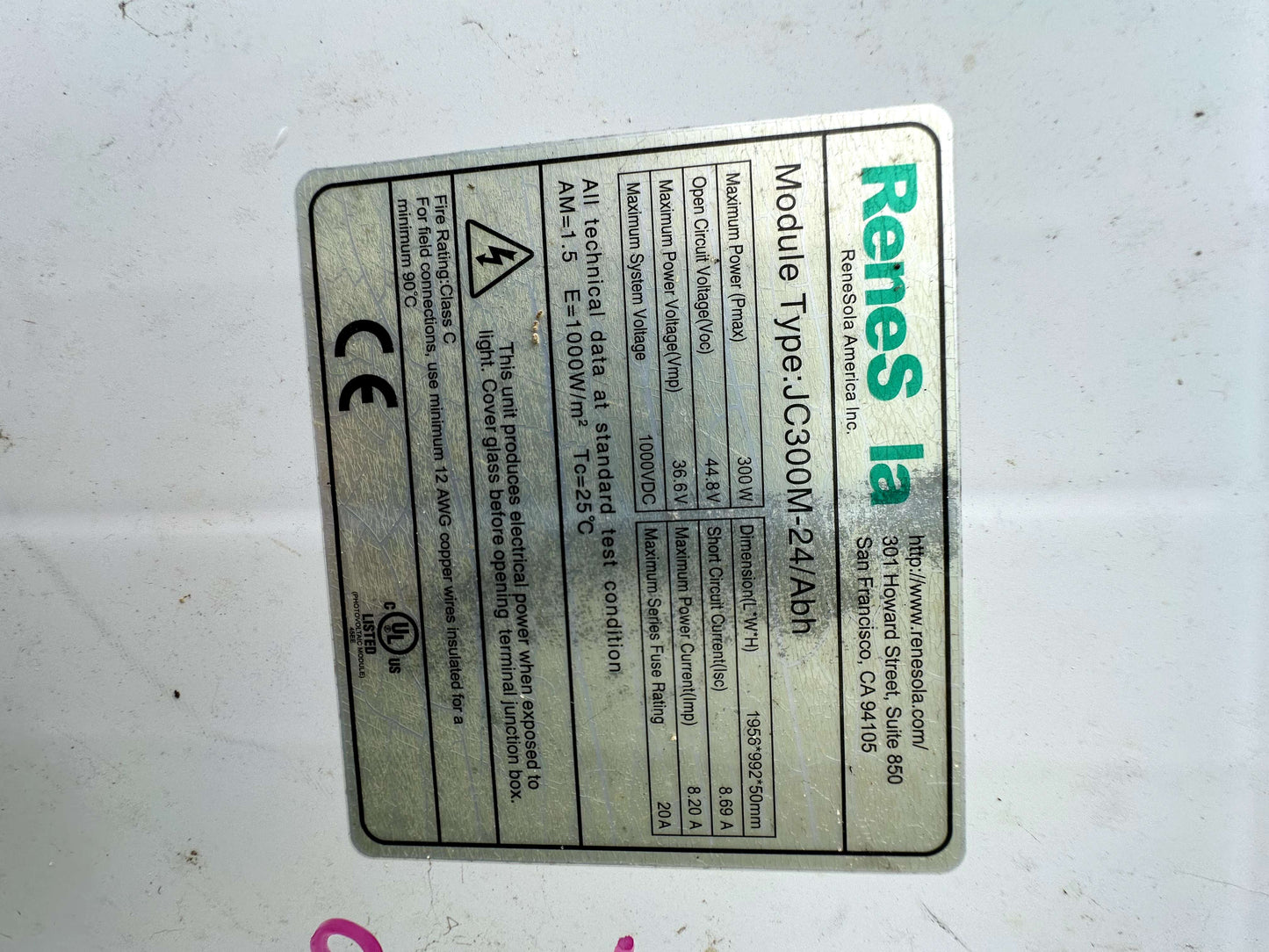 ReneSola 300W JC300M-24/Ab Solar Panels